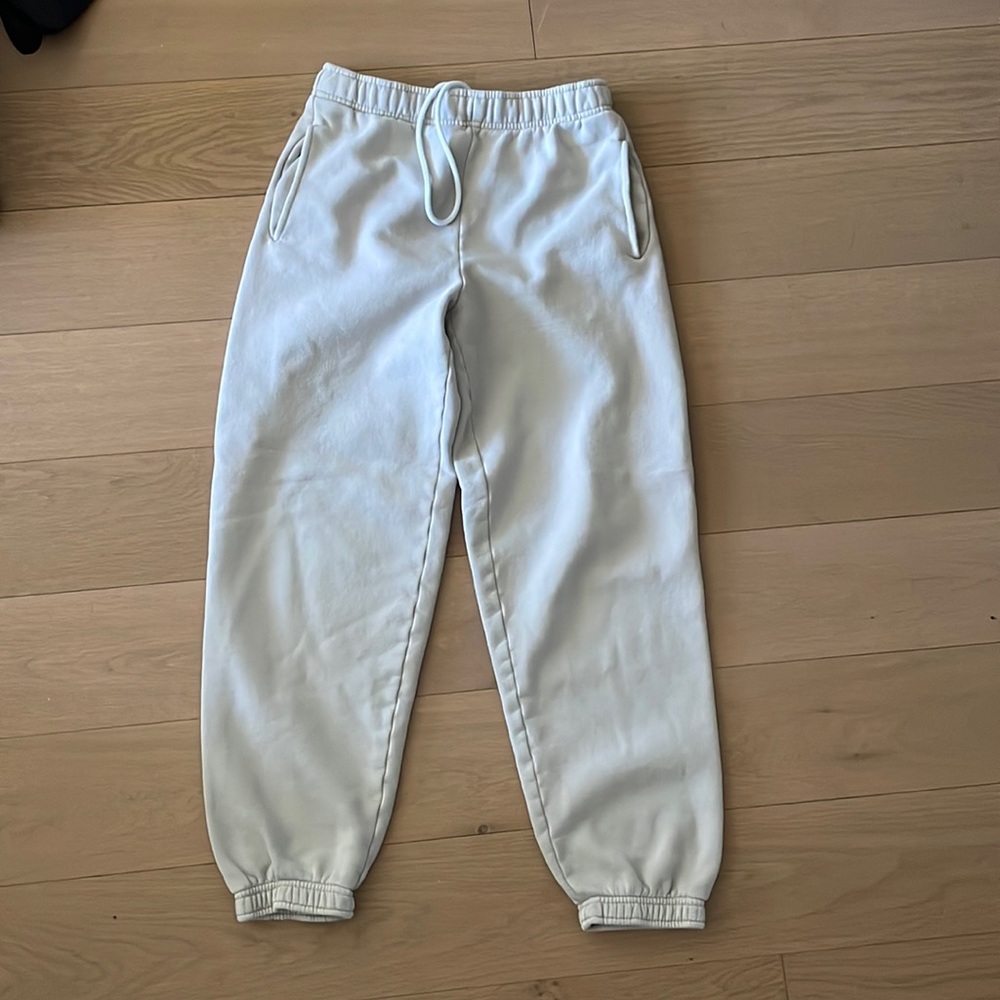 TNA Cozy fleece mega sweatpants - beige/cream